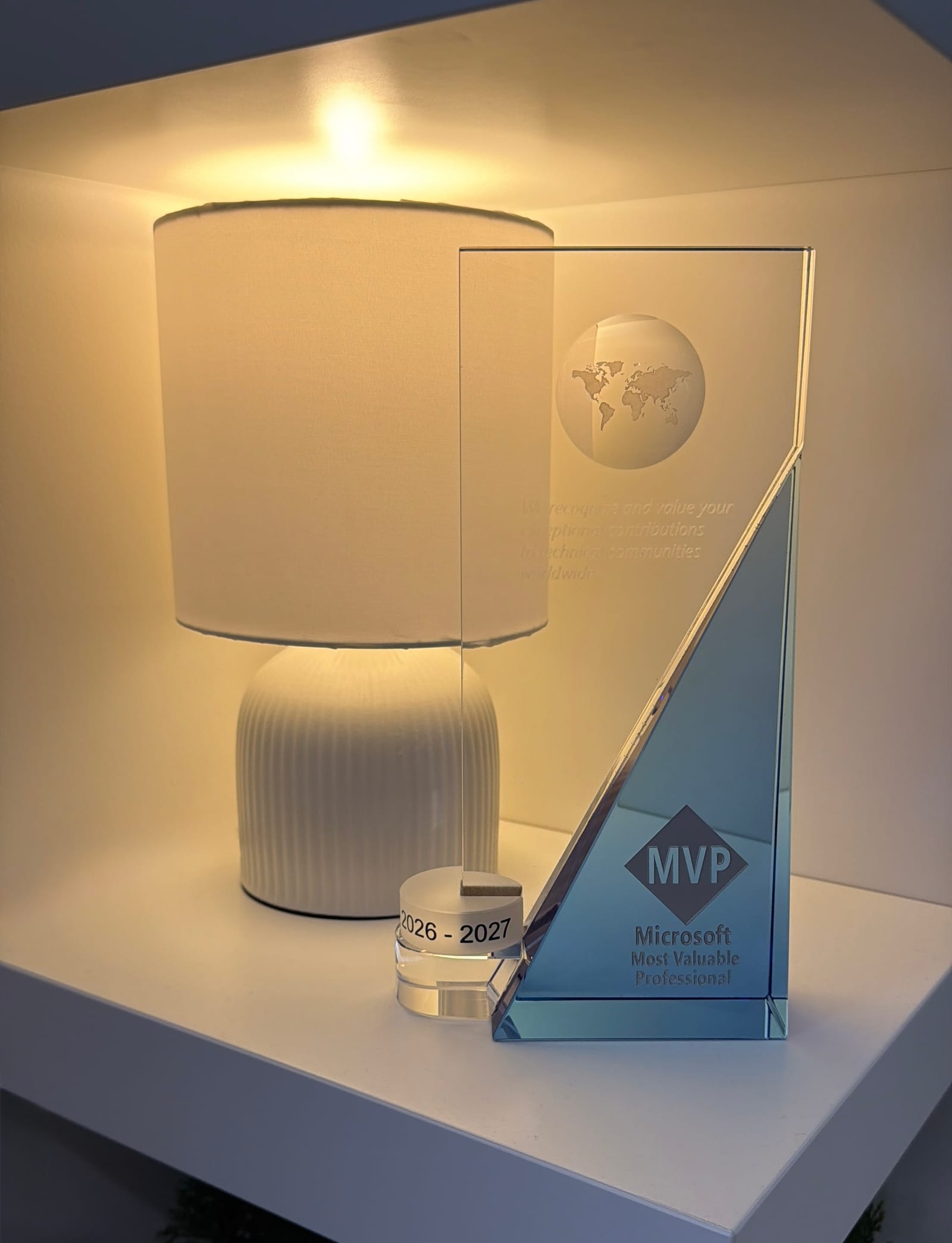 Microsoft MVP award moment